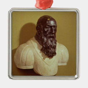 Portrait bust of Jean de Bologna 1608 Metal Tree Decoration