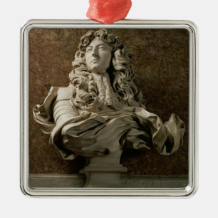 Portrait bust of Louis XIV (1638-1715), 1665, (mar Metal Tree Decoration