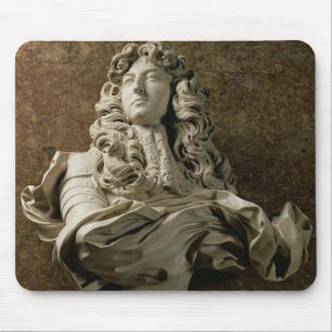 Portrait bust of Louis XIV (1638-1715), 1665, (mar Mouse Mat
