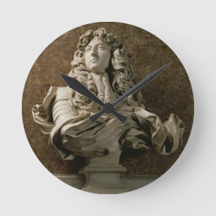 Portrait bust of Louis XIV (1638-1715), 1665, (mar Round Clock