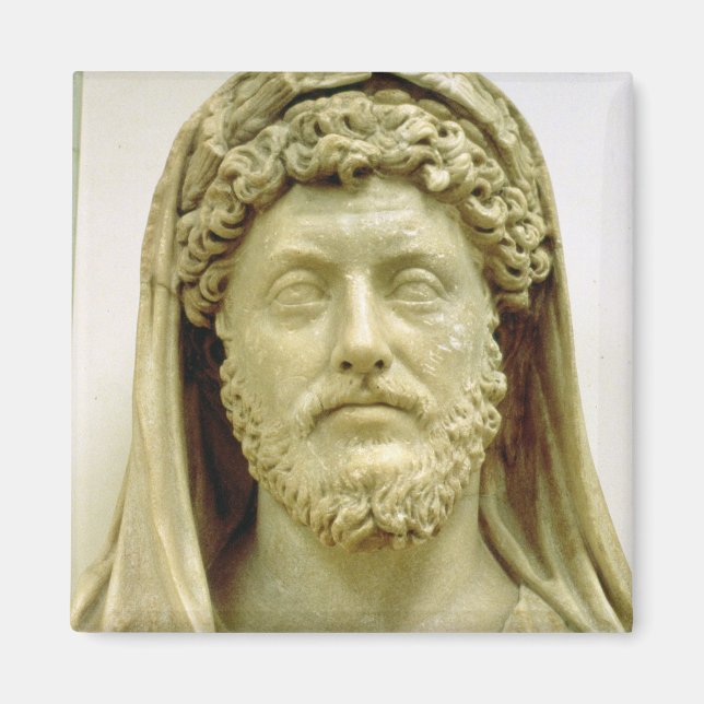 Portrait bust of Marcus Aurelius Magnet (Front)