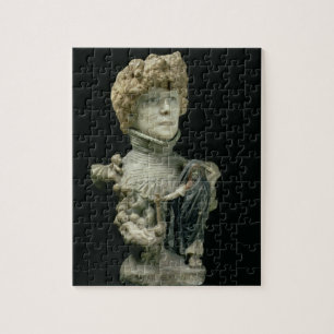Portrait Bust of Sarah Bernhardt (1844-1923) Frenc Jigsaw Puzzle