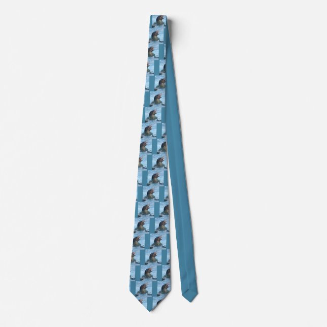 Portrait California Sea Lion Tie (Front)