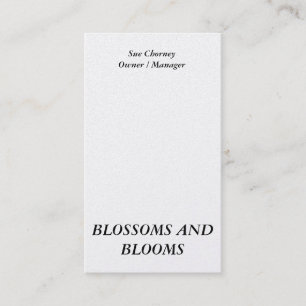 PORTRAIT CUSTOMIZABLE BUSINESS CARDS