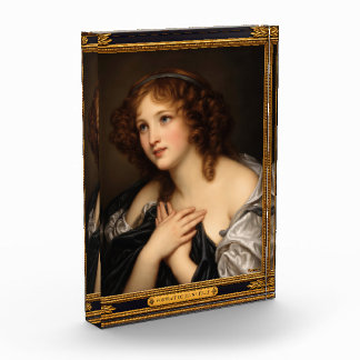 Portrait De Jeune Fille Study Neoclassical Grace Photo Block