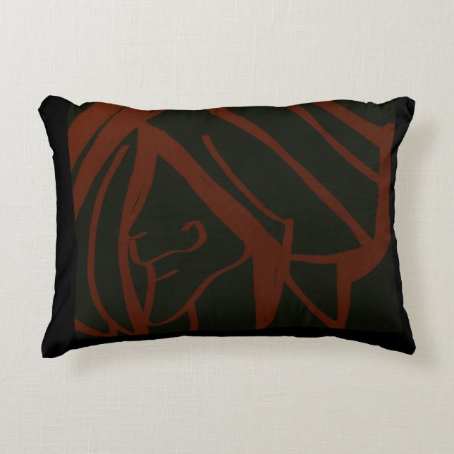 Portrait  decorative cushion (Front)