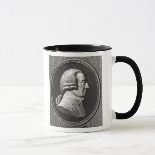 Portrait from a medallion of Adam Smith Mug