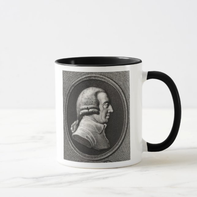 Portrait from a medallion of Adam Smith Mug (Right)