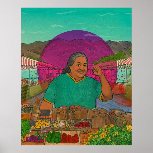 Portrait: Helga Garcia-Garza, Agri-cultura Poster (Front)