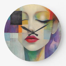 Portrait in Colour Block Surrealism