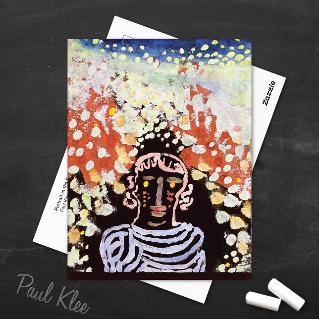Portrait in the Garden Paul Klee Postcard (Creator Uploaded)
