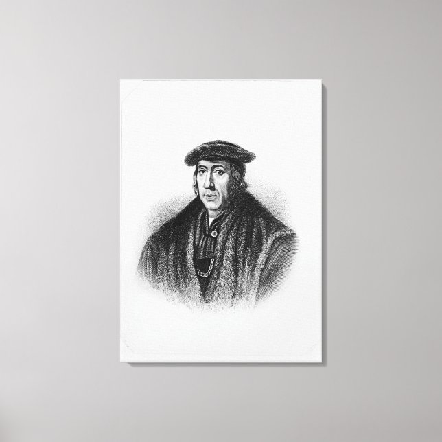 Portrait John from 'Lodge's British Portraits' Canvas Print (Front)
