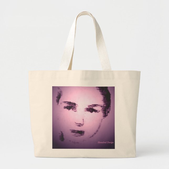 Portrait Large Tote Bag (Front)