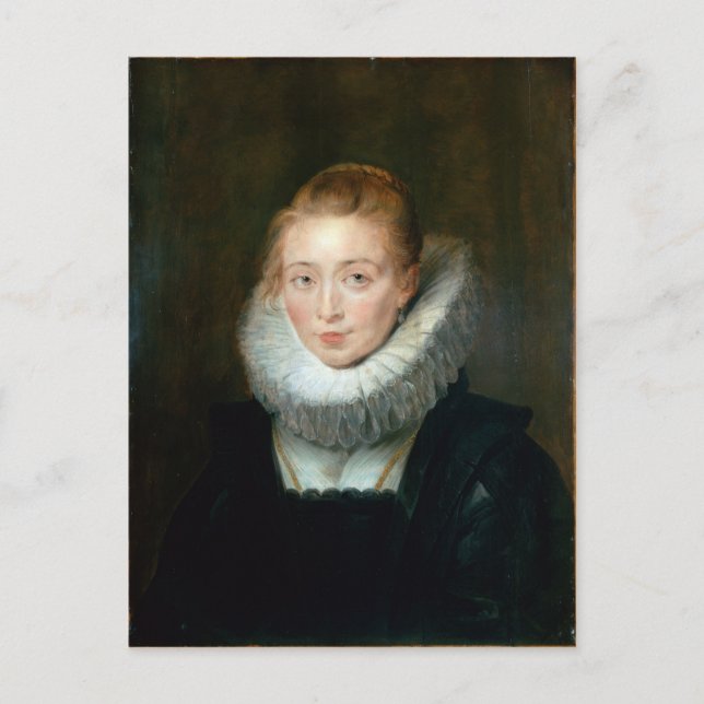Portrait Maid Honour Infanta Isabella Rubens Paul Postcard (Front)