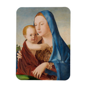 Portrait Mary and Baby Jesus Magnet