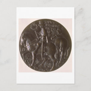 Portrait medal, reverse depicting Gianfrancesco Go Postcard