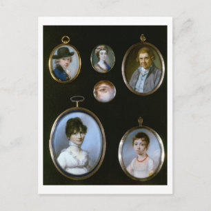 Portrait miniatures, from LtoR and TtoB: Sir Thoma Postcard