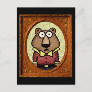 Portrait of a Bear Postcard