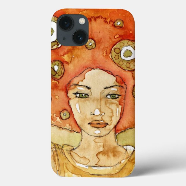 Portrait of a beautiful girl Case-Mate iPhone case (Back)