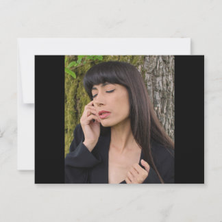 Portrait of a Beautiful Young Lady Postcard