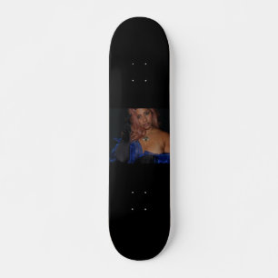 Portrait of a Beautiful Young Lady Skateboard