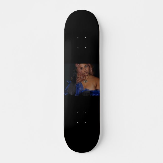 Portrait of a Beautiful Young Lady Skateboard (Front)