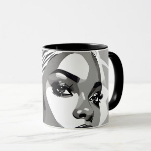 Portrait of a black Women Mug