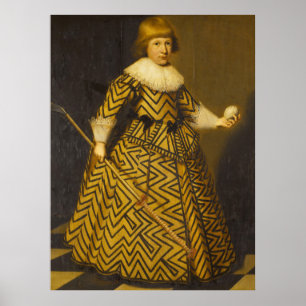 Portrait of a Boy with a Kolf Club - Golf Print