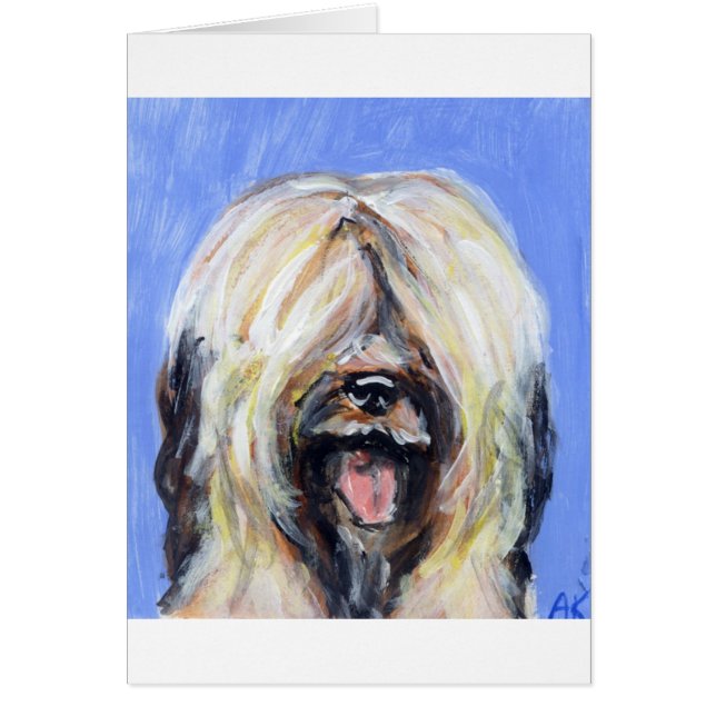 Portrait of a Briard (Front)