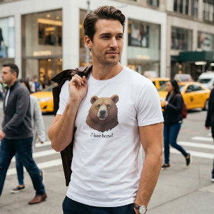 Portrait of a brown Bear t-shirt