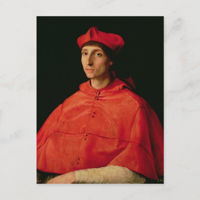 Portrait of a Cardinal Postcard (Front)