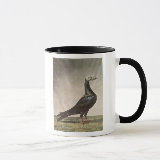 Portrait of a Carrier Pigeon Mug (Right)