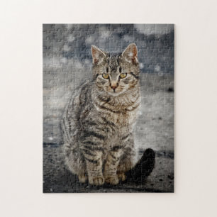 Portrait of a cat jigsaw puzzle