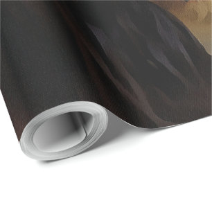 Portrait Of A Cavalier King Charles Spaniel Wrapping Paper