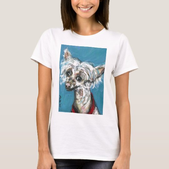 Portrait of a Chinese Crested Dog T-Shirt