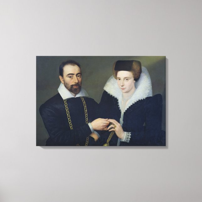 Portrait of a Couple Canvas Print (Front)