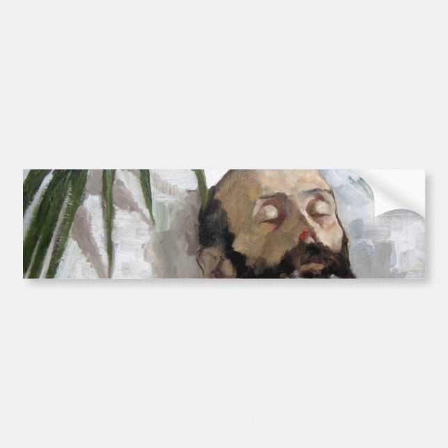 Portrait of a Dead Man (Mortality and Death) (Art) Bumper Sticker (Front)