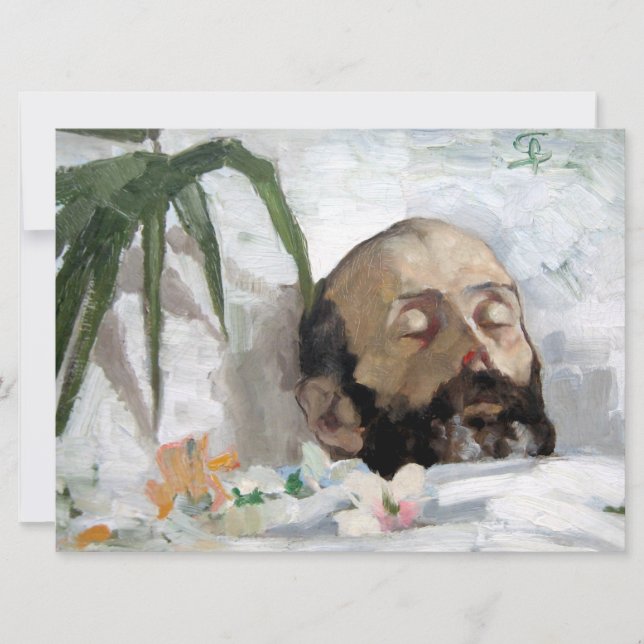 Portrait of a Dead Man (Mortality and Death) (Art) Card (Front)