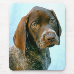 Portrait of a dog mouse mat