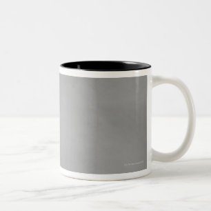 Portrait of a dog Two-Tone coffee mug
