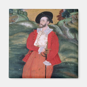 Portrait of a European sailor, c.1590 Magnet