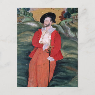 Portrait of a European sailor, c.1590 Postcard