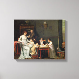 Portrait of a Family, 1800-01 Canvas Print