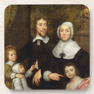 Portrait of a Family, Probably that of Richard Str Coaster