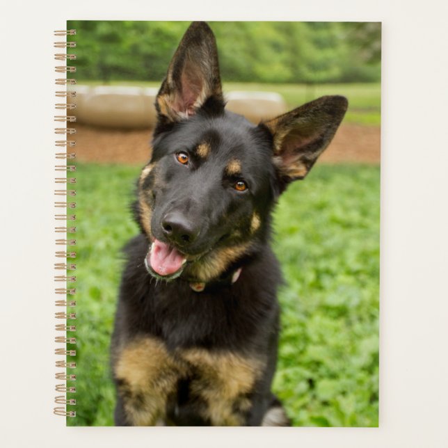Portrait of a German Shepherd Planner (Front)