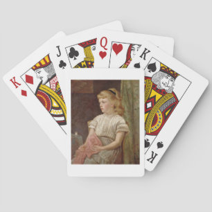 Portrait of a Girl, 1896 (oil on canvas) Playing Cards