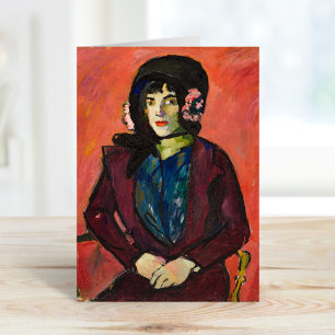 Portrait of a Girl Henry Lyman Saÿen Card