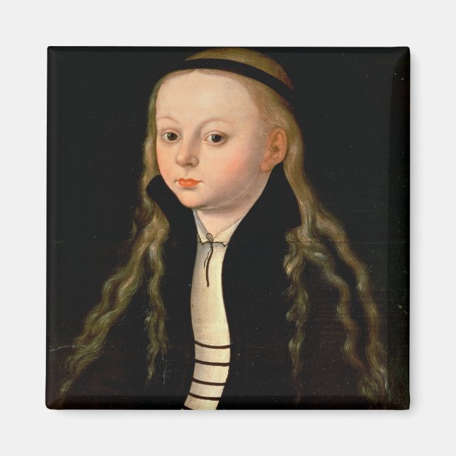 Portrait of a girl magnet (Front)
