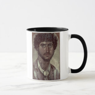 Portrait of a Greek, from Fayum, Romano-Egyptian, Mug