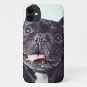 Portrait of a Happy French Bulldog iPhone 11 Case